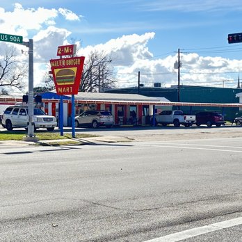 2-M's Malt N Burger Mart - 2-M's Malt N Burger - Outside - Fast Food Near Me - Rosenberg, Texas 2-M's Malt N Burger Mart - 2-M's Malt N Burger - Outside - Fast Food Near Me - Rosenberg, Texas