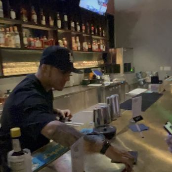 Behind Bars - Lou, the bartender.  Awesome person, and makes the BEST drinks! When this bar officially launches, I guarantee you it's going to off! - Bars Near Me - Pasadena, California