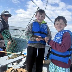 Bill's Boat Rentals - 1st crab catch for this boy!