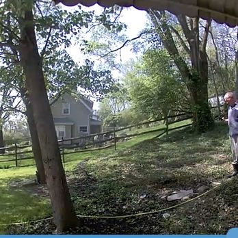 ExperiGreen Lawn Care - According to this "technician", the area he's standing in is "all forest", and "untreatable". So he did NOTHING. - Lawn Services Near Me - West Chester, Ohio ExperiGreen Lawn Care - According to this "technician", the area he's standing in is "all forest", and "untreatable". So he did NOTHING. - Lawn Services Near Me - West Chester, Ohio