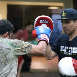 Relentless Boxing - Mitt work