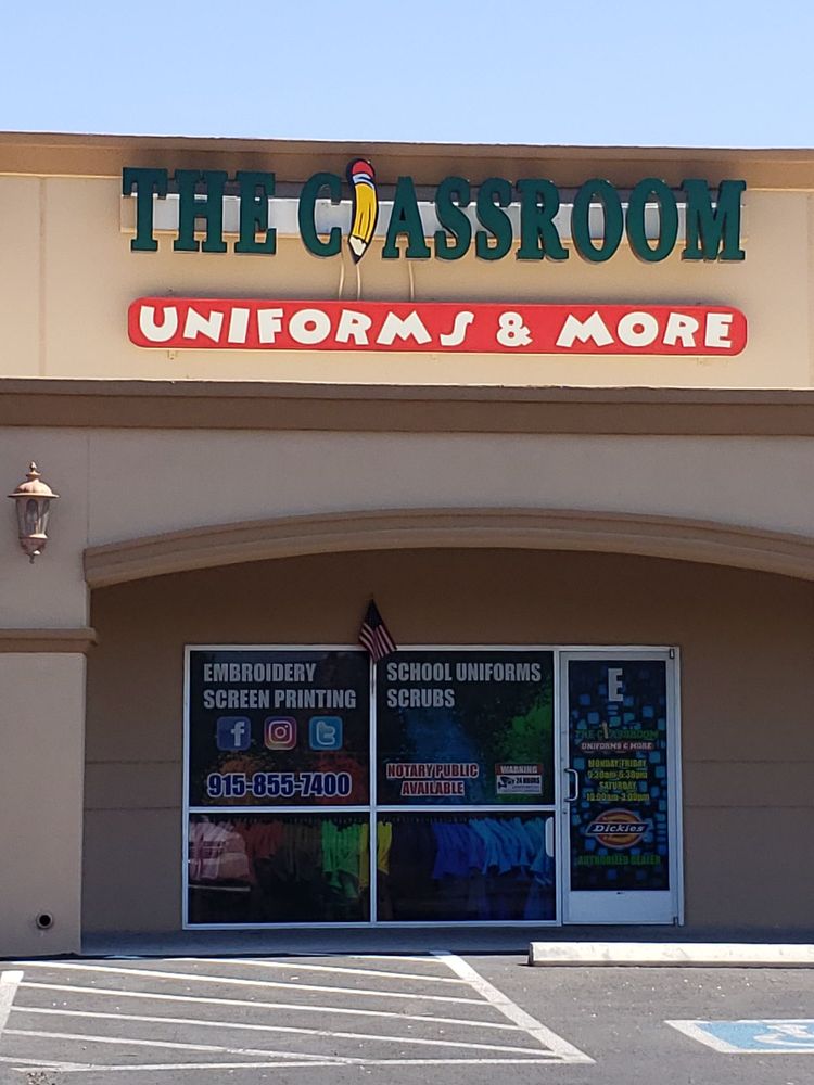 THE CLASSROOM UNIFORMS Updated August 2024 11985 Pellicano Dr, El