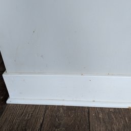 AFTER the baseboards were allegedly cleaned AFTER the baseboards were allegedly cleaned
