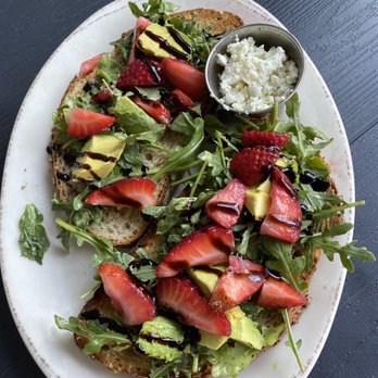 Iron Rooster - Strawberry Avocado Toast - Cocktail Bars Near Me - Annapolis, Maryland
