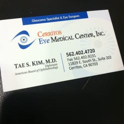 Cerritos Eye Medical Center - B. Card