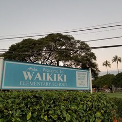 Waikiki Elementary School - Signage