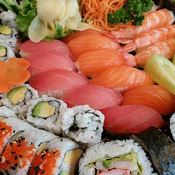 Hiroko sushi - a variety of sushi on a plate - Japanese Near Me - Montreal, Quebec Hiroko sushi - a variety of sushi on a plate - Japanese Near Me - Montreal, Quebec