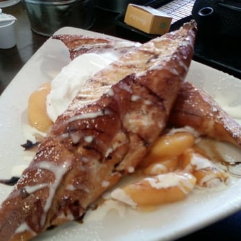 Starling Diner - Special...Peach Stuffed French Toast - New American Near Me - Long Beach, California