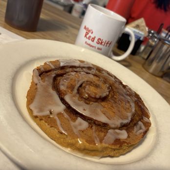 Delisi’s Red Skiff - Cinnamon swirl pumpkin pancake (1) - Seafood Near Me - Rockport, Massachusetts Delisi’s Red Skiff - Cinnamon swirl pumpkin pancake (1) - Seafood Near Me - Rockport, Massachusetts
