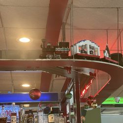 Westchester Diner - Train over check in counter
