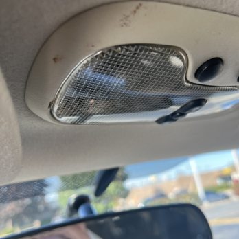 Delta Sonic - Didn't wipe down light frames (btw these photos after the second time through) - Car Wash Near Me - Crestwood, Illinois Delta Sonic - Didn't wipe down light frames (btw these photos after the second time through) - Car Wash Near Me - Crestwood, Illinois