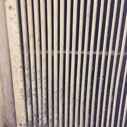 Pick n' Save - Lint, hair, and dirt on a very accessible air vent at floor level. Should be a breeze to clean but it's looked like this for a long time.