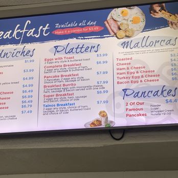 Taino's Bakery - Breakfast Menu - Bakeries Near Me - Orlando, Florida