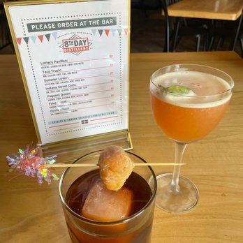 8th Day Distillery - Fried Donut and the Pageant Queen - Distilleries Near Me - Indianapolis, Indiana