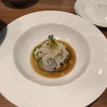 LUVI Restaurant - Squid with yuzu and truffle oil. - Asian Fusion Near Me - New Orleans, Louisiana LUVI Restaurant - Squid with yuzu and truffle oil. - Asian Fusion Near Me - New Orleans, Louisiana