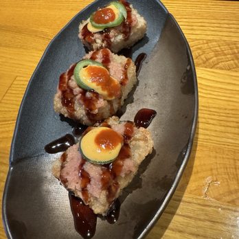 Dozo Omakase and Handroll - Crispy rice tuna - Sushi Bars Near Me - Dallas, Texas Dozo Omakase and Handroll - Crispy rice tuna - Sushi Bars Near Me - Dallas, Texas
