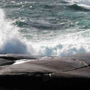 Peggy's Point Lighthouse - This is a close up of the waves and black rocks. I was not on any of the black rocks. Photo taken October 26, 2017. - Landmarks & Historical Buildings Near Me - Peggy's Cove, Nova Scotia Peggy's Point Lighthouse - This is a close up of the waves and black rocks. I was not on any of the black rocks. Photo taken October 26, 2017. - Landmarks & Historical Buildings Near Me - Peggy's Cove, Nova Scotia