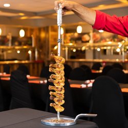 Cafe Mineiro Brazilian Steakhouse - 12 different types of meat which are presented on skewers and carved table side. www.cafemineirosteakhouse.com
