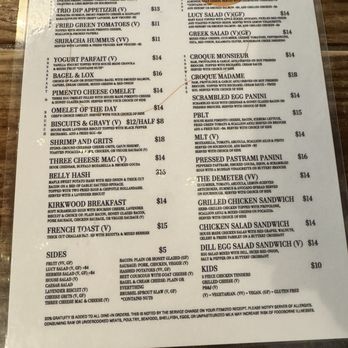 Sun in My Belly - Menu - Breakfast & Brunch Near Me - Atlanta, Georgia