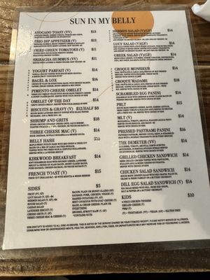 Menu photo 4 Sun in My Belly Atlanta, GA