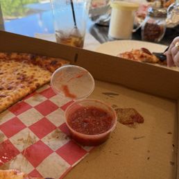 A little tiny serving of sauce for $1.02.  Ridiculous
