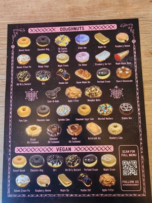 Menu photo 1 Voodoo Doughnut Portland, OR