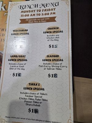 Menu photo 1 Tikka N Talk Forest Hills, NY Menu photo 1 Tikka N Talk Forest Hills, NY