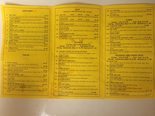 Menu photo 4 Thai Kitchen Fort Walton Beach, FL