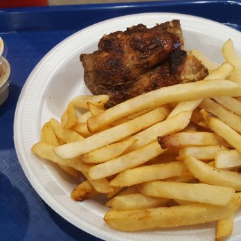 Chios Rotisserie - Chios Peruvian Rotisserie Chicken and Fries with assorted dipping sauces - Peruvian Near Me - Garner, North Carolina Chios Rotisserie - Chios Peruvian Rotisserie Chicken and Fries with assorted dipping sauces - Peruvian Near Me - Garner, North Carolina