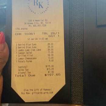 Ramsay's Kitchen - Bill! Worth every penny! - Chicken Wings Near Me - Oklahoma City, Oklahoma Ramsay's Kitchen - Bill! Worth every penny! - Chicken Wings Near Me - Oklahoma City, Oklahoma