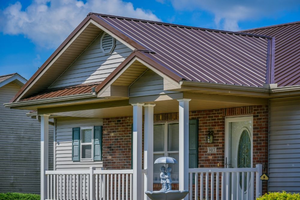 Slide of Affordable Metal Roof Installation