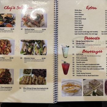 Bimi Thai - Menu as of Feb 2025 - Thai Near Me - Hastings, Minnesota