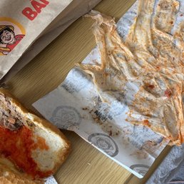 glove in a banh mi