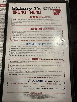 Menu photo 5 Skinny J's Conway, AR