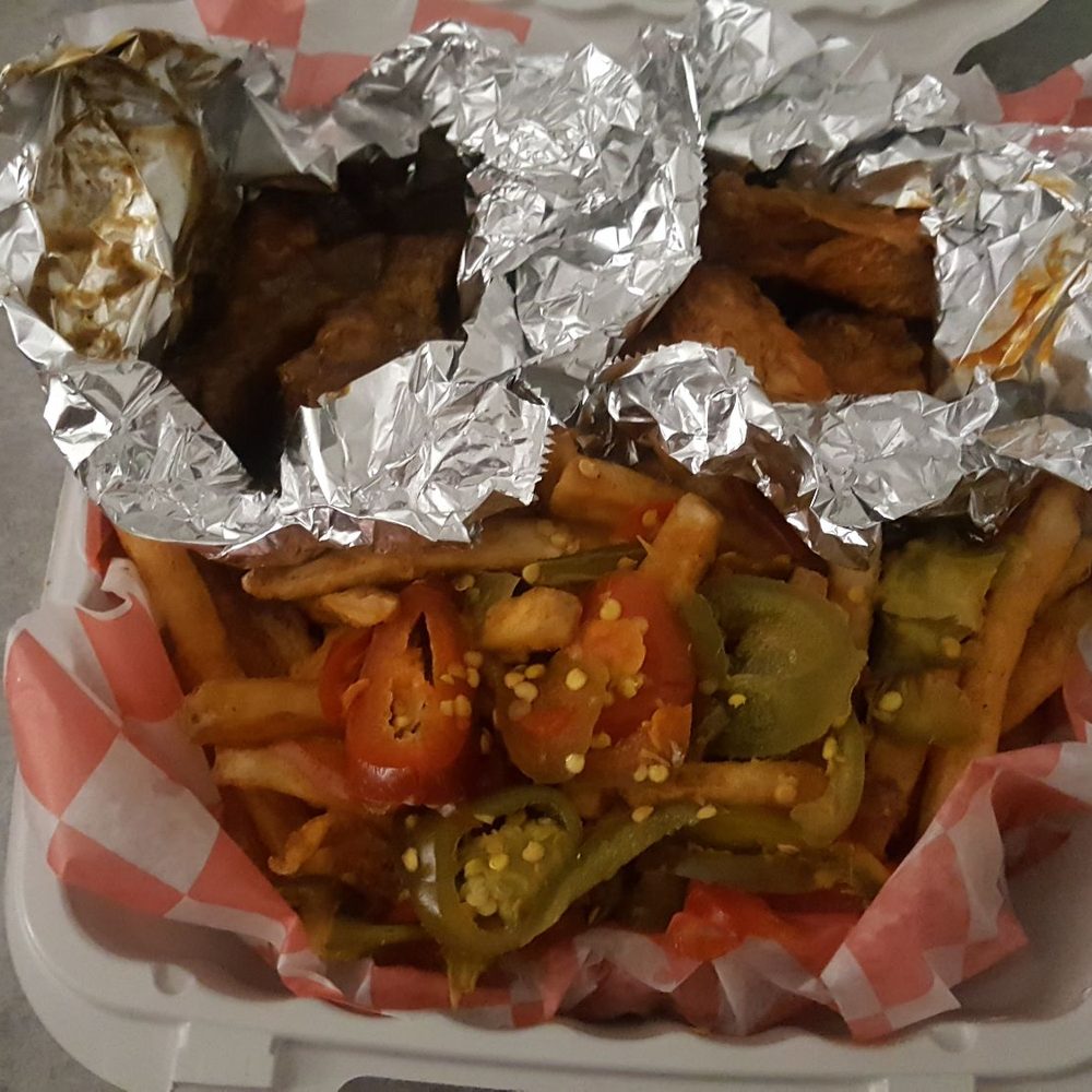 Wingo's - Buffalo wings and "Jerk" seasoned ones with pepper fries. - Chicken Wings Near Me - Washington, DC, District of Columbia Wingo's - Buffalo wings and "Jerk" seasoned ones with pepper fries. - Chicken Wings Near Me - Washington, DC, District of Columbia