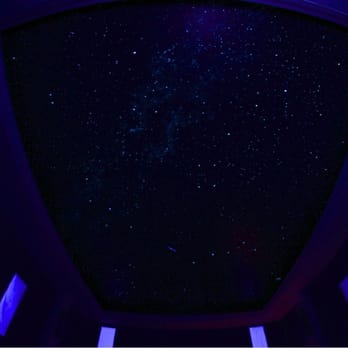 Night Sky Mural On A Media Room Ceiling Yelp