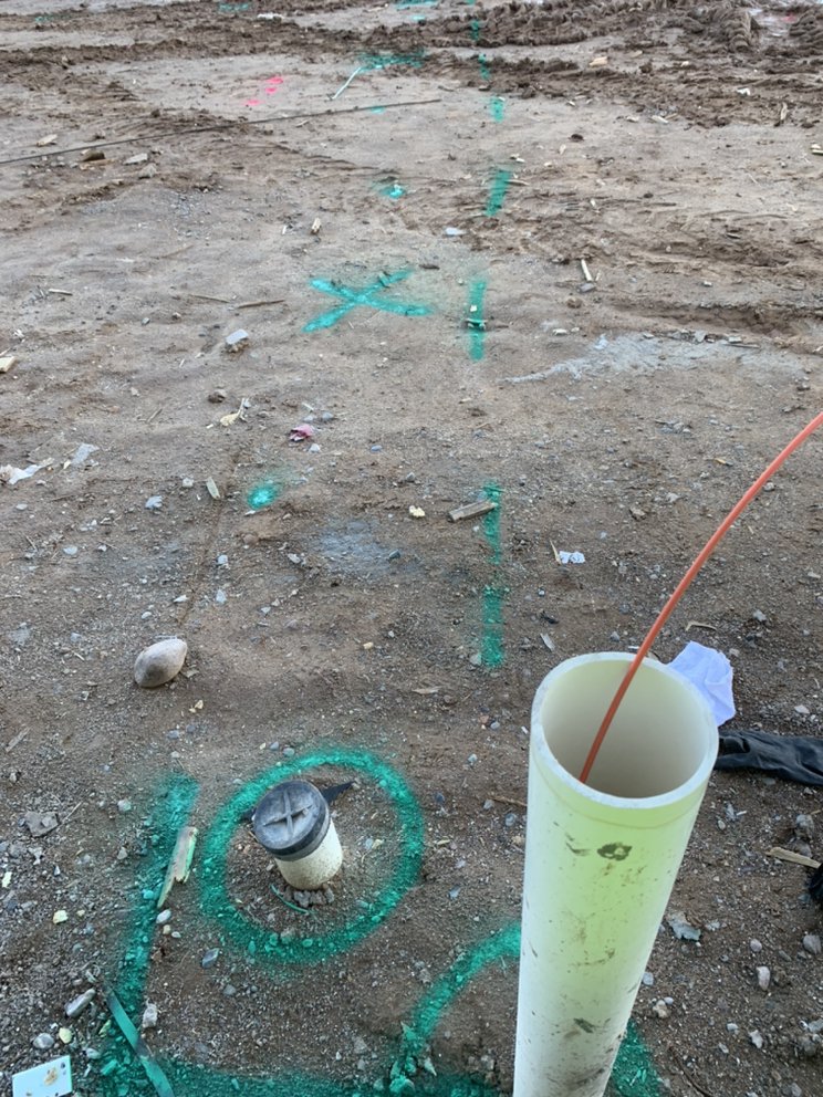 Slide of Private Utility Locating- Unearth Sonoran Desert Locating