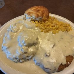 Wall Street Grill - Country fried steak special. $10.99