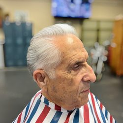 Brian's Barbershop - Haircut by Linda