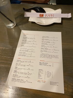 Menu photo 1 Wabi House Dallas, TX