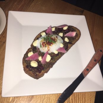 Slightly Toasted - Steak tartare toast - Coffee & Tea Near Me - Chicago, Illinois