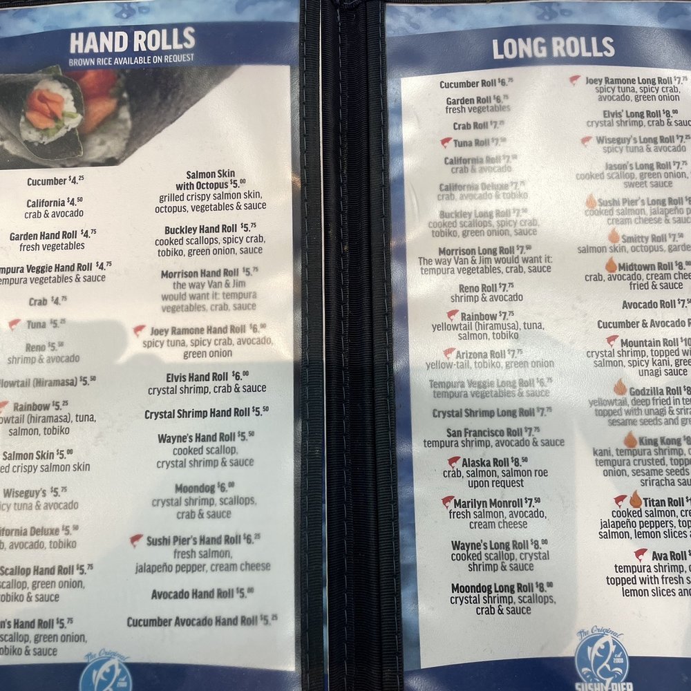 Sushi Pier - Menu - Sushi Bars Near Me - Reno, Nevada