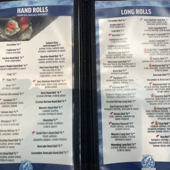 Sushi Pier - Menu - Sushi Bars Near Me - Reno, Nevada Sushi Pier - Menu - Sushi Bars Near Me - Reno, Nevada