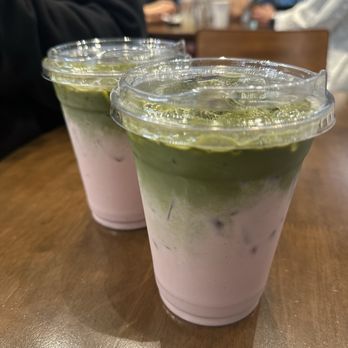 Auria Coffee - Strawberry matcha latte - Desserts Near Me - Buena Park, California Auria Coffee - Strawberry matcha latte - Desserts Near Me - Buena Park, California