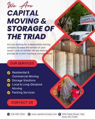 Capital Moving & Storage Of The Triad