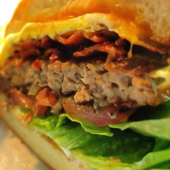 Tee Jay's Corner Cafe - Breakfast burger with an egg in there and bacon with cheese - Indonesian Near Me - Carson City, Nevada