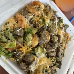 Surf and Turf Me Please Rice Bowl