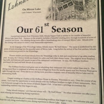 Ishnala - There history - Steakhouses Near Me - Wisconsin Dells, Wisconsin