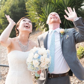 Bloomsgiving - My husband and I waving after our beautiful ceremony! My bouquet and his boutonniere looks so nice! - Florists Near Me - Mountain View, California Bloomsgiving - My husband and I waving after our beautiful ceremony! My bouquet and his boutonniere looks so nice! - Florists Near Me - Mountain View, California