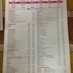 Wing Garden - Menu you can read!